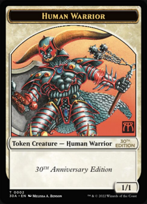 Human Warrior from 30th Anniversary Tokens