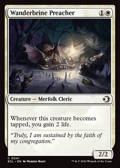 Wanderbrine Preacher from Lorwyn Eclipsed