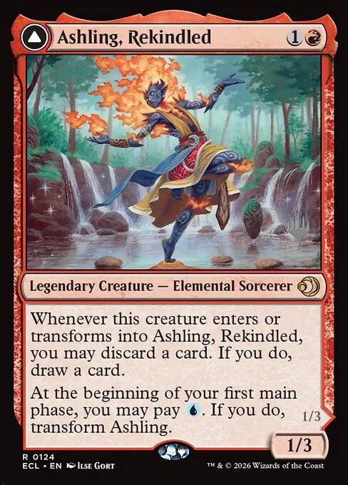 Ashling, Rekindled // Ashling, Rimebound from Lorwyn Eclipsed Promos