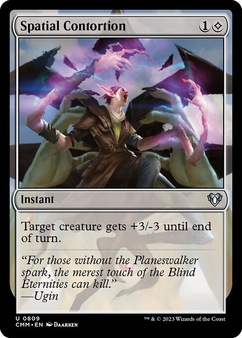 Spatial Contortion highlighted card art