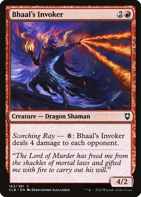 Bhaal's Invoker highlighted card art