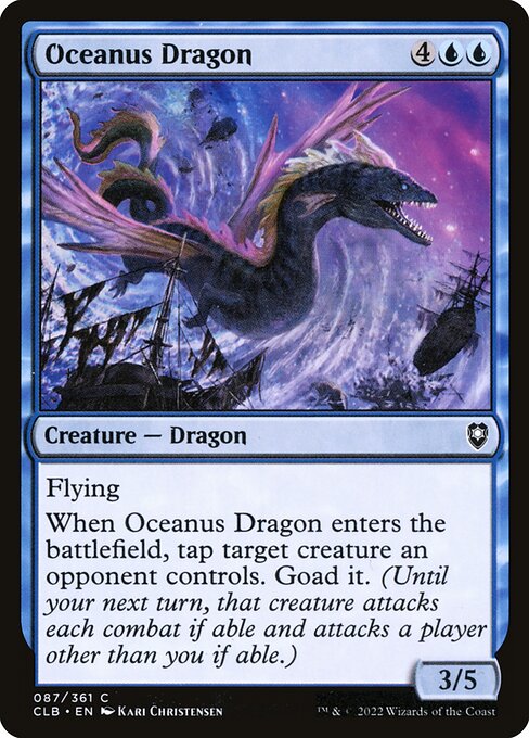 Oceanus Dragon highlighted card art