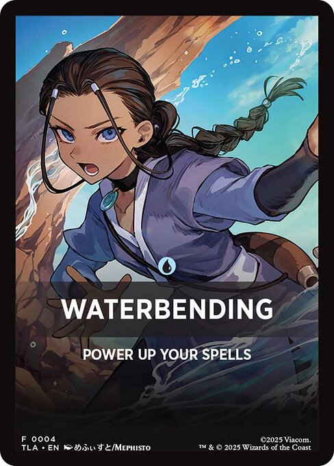 Waterbending highlighted card art