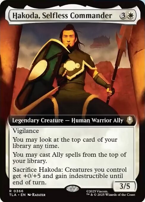 Hakoda, Selfless Commander highlighted card art