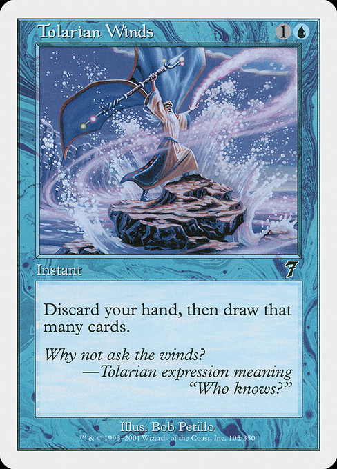 Tolarian Winds highlighted card art