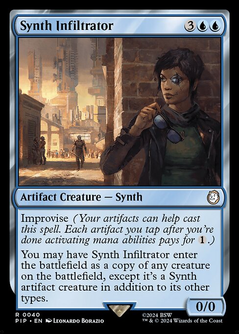 Synth Infiltrator highlighted card art