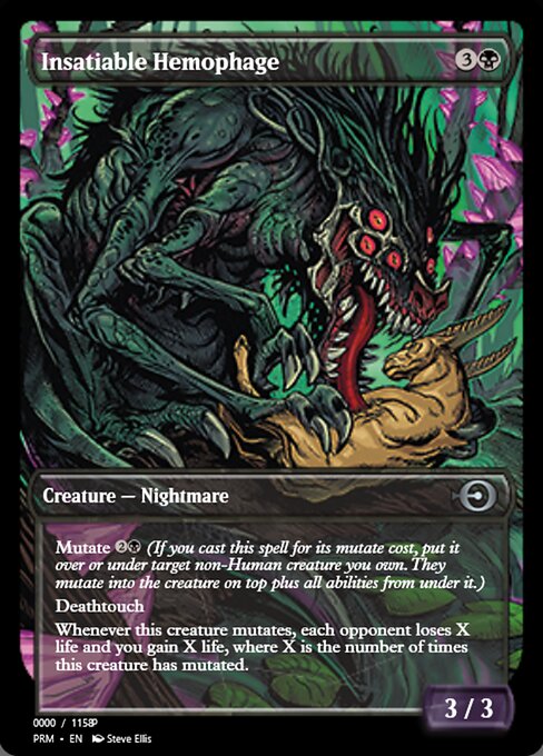Insatiable Hemophage highlighted card art