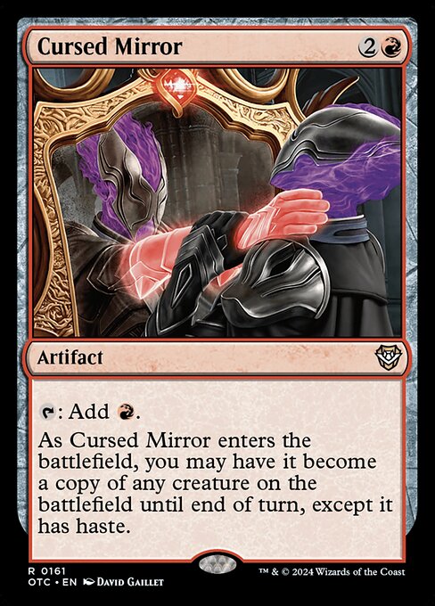 Cursed Mirror from Outlaws of Thunder Junction Commander