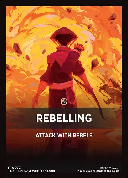 Rebelling from Avatar: The Last Airbender Jumpstart Front Cards