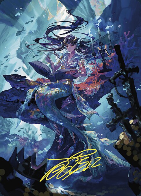 Rhystic Study // Rhystic Study highlighted card art