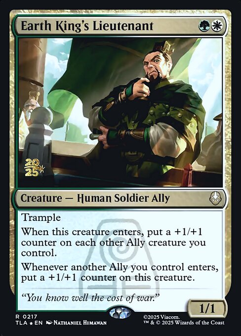 Earth King's Lieutenant from Avatar: The Last Airbender Promos