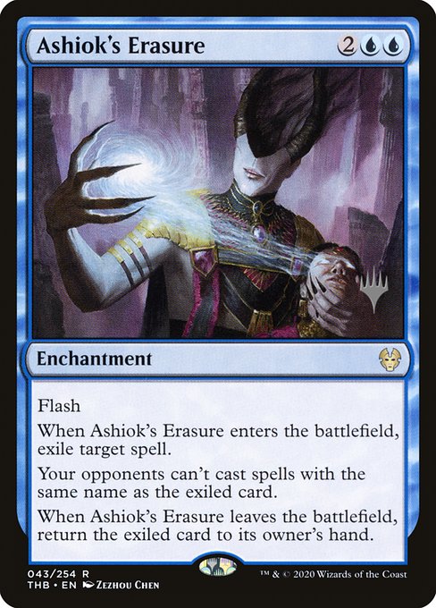 Ashiok's Erasure from Theros Beyond Death Promos