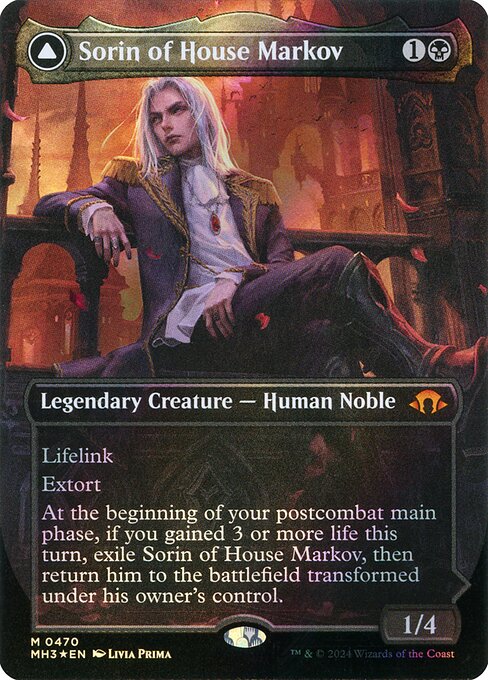 Sorin of House Markov // Sorin, Ravenous Neonate from Modern Horizons 3