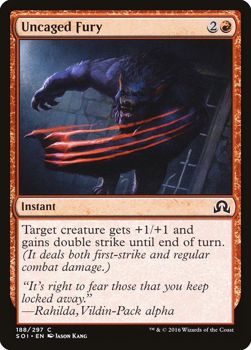 Uncaged Fury from Shadows over Innistrad