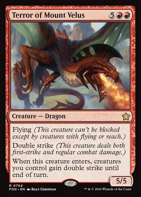 Terror of Mount Velus highlighted card art