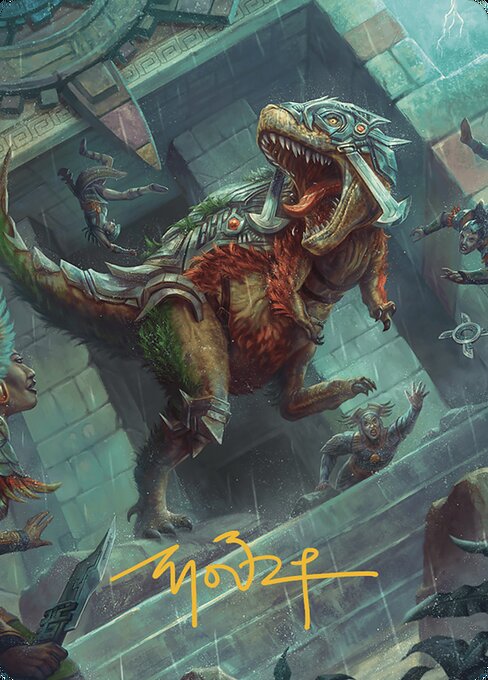 Carnage Tyrant // Carnage Tyrant from The Lost Caverns of Ixalan Art Series