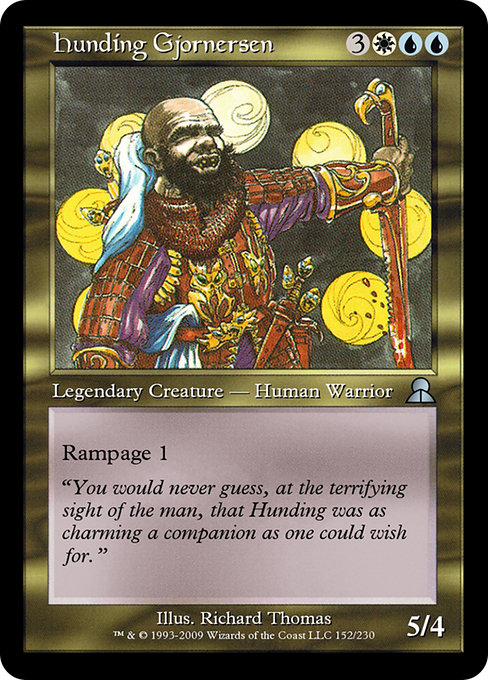 Hunding Gjornersen highlighted card art