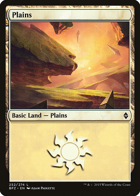 Plains from Battle for Zendikar
