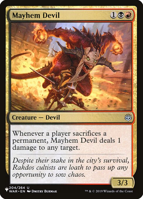Mayhem Devil from The List