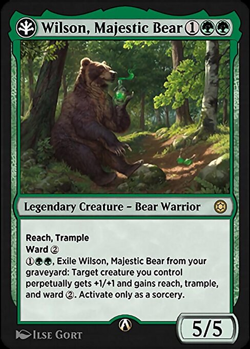 Wilson, Majestic Bear highlighted card art