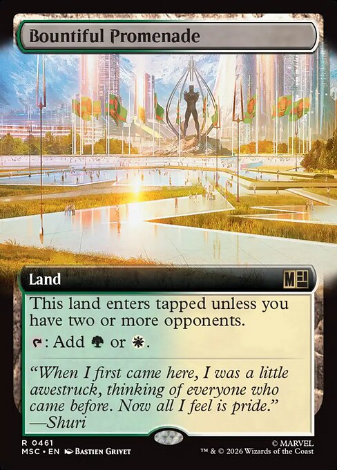 Bountiful Promenade from Marvel Super Heroes Commander