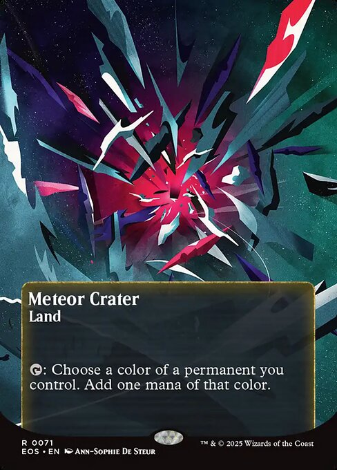 Meteor Crater highlighted card art