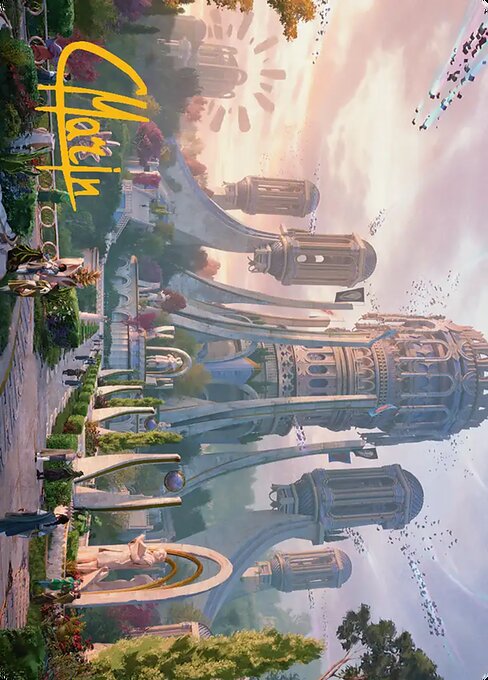 Command Tower // Command Tower from Secrets of Strixhaven Art Series