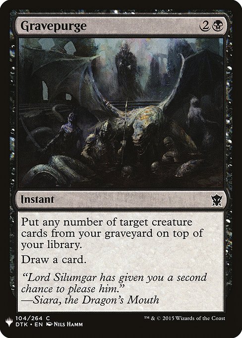 Gravepurge highlighted card art
