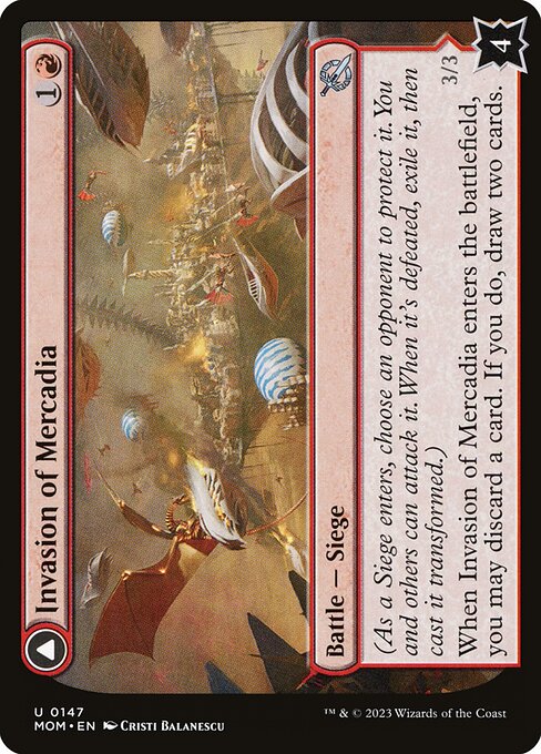 Invasion of Mercadia // Kyren Flamewright from March of the Machine