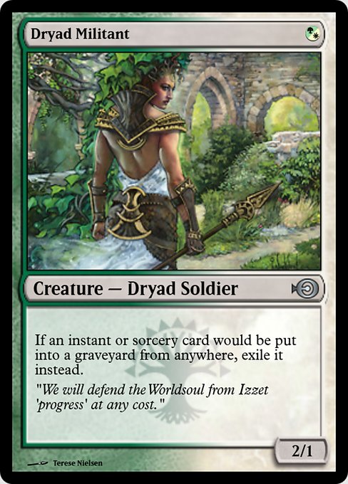 Dryad Militant from Magic Online Promos
