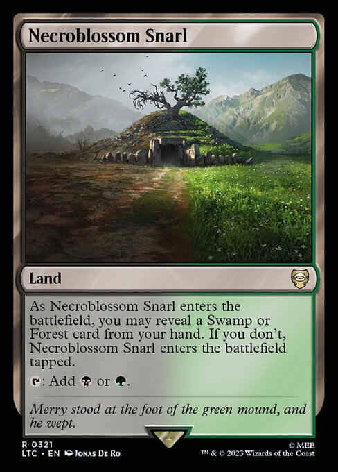 Necroblossom Snarl from Tales of Middle-earth Commander