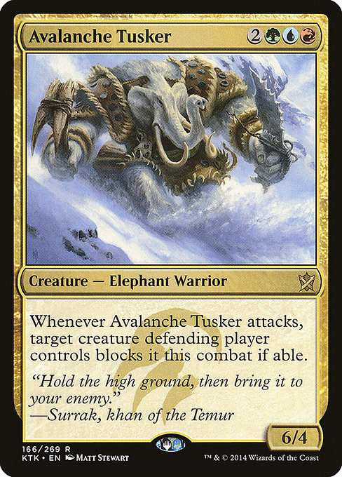 Avalanche Tusker from Khans of Tarkir