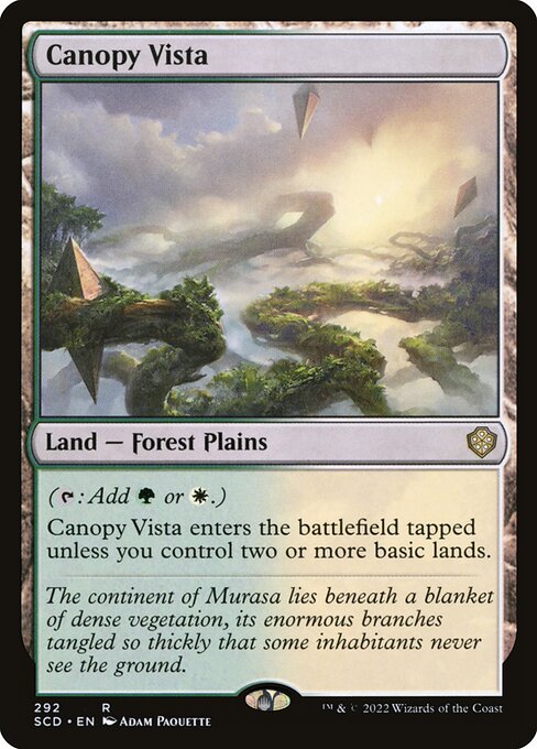 Canopy Vista from Starter Commander Decks