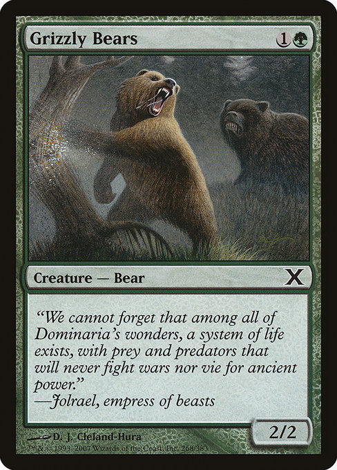 Grizzly Bears from Tenth Edition