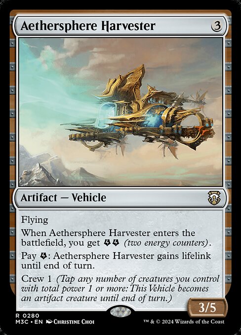 Aethersphere Harvester highlighted card art