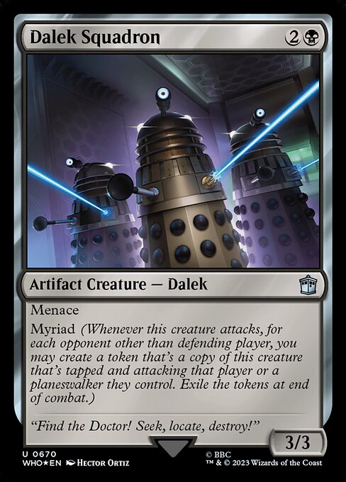 Dalek Squadron highlighted card art