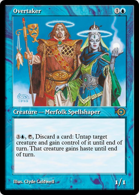 Overtaker highlighted card art