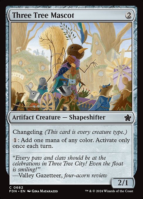 Three Tree Mascot highlighted card art