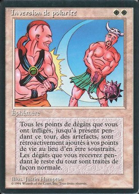 Reverse Polarity from Foreign Black Border