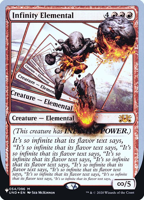 Infinity Elemental highlighted card art