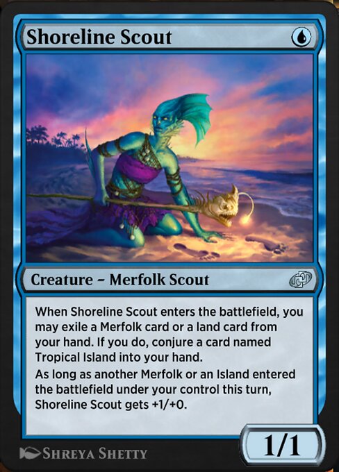 Shoreline Scout highlighted card art