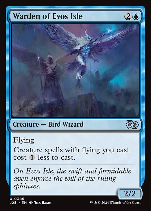 Warden of Evos Isle highlighted card art
