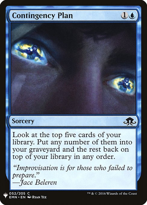 Contingency Plan highlighted card art