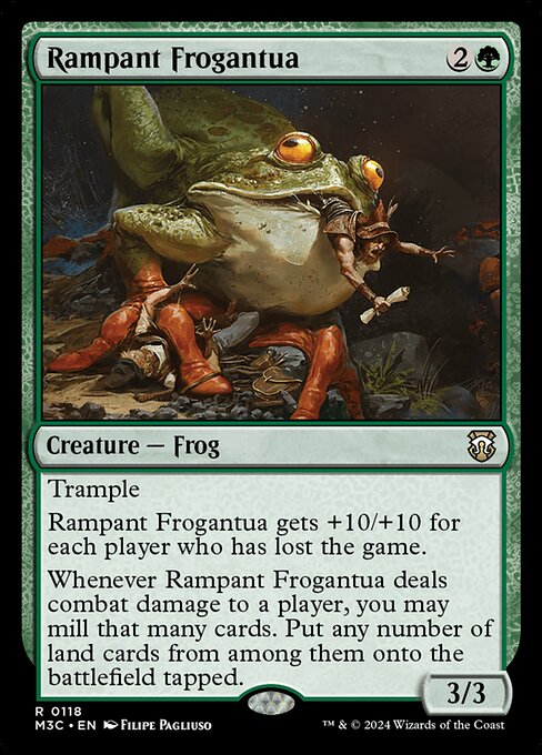 Rampant Frogantua highlighted card art