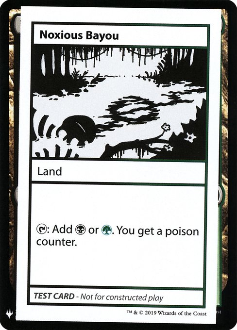 Noxious Bayou from Mystery Booster Playtest Cards 2019