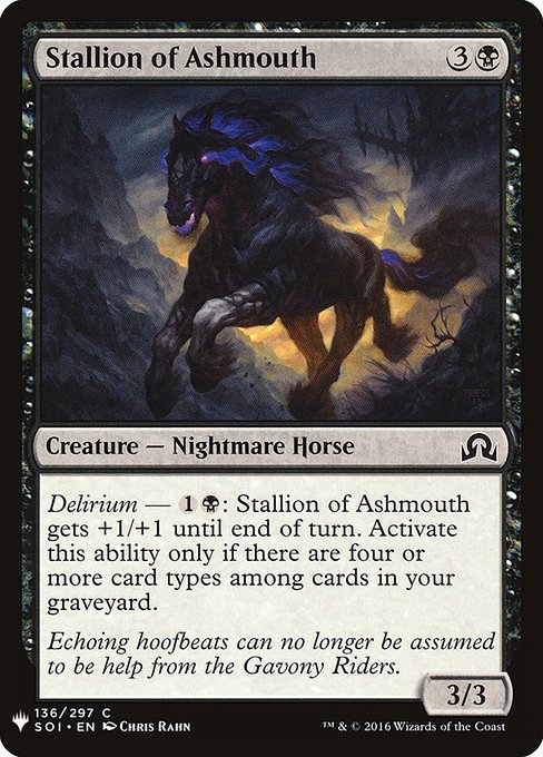 Stallion of Ashmouth highlighted card art