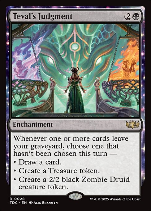 Teval's Judgment highlighted card art