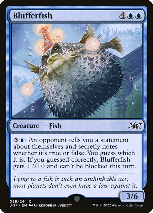 Blufferfish from Unfinity
