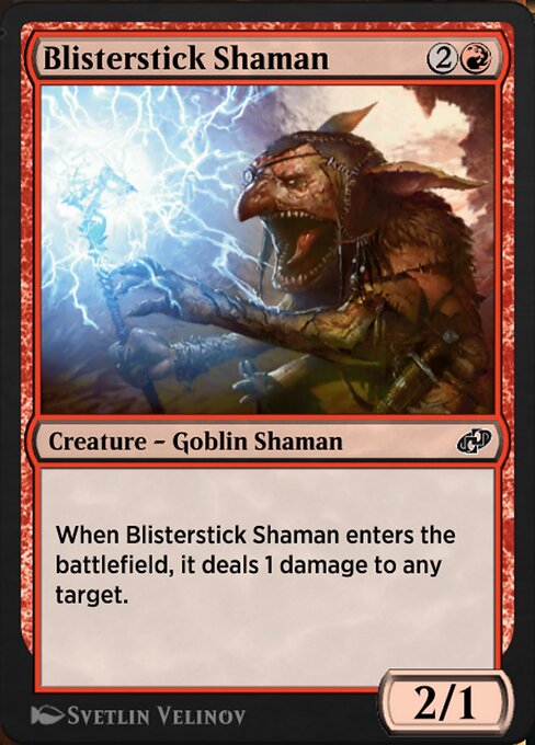 Blisterstick Shaman highlighted card art