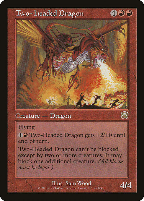 Two-Headed Dragon from Mercadian Masques